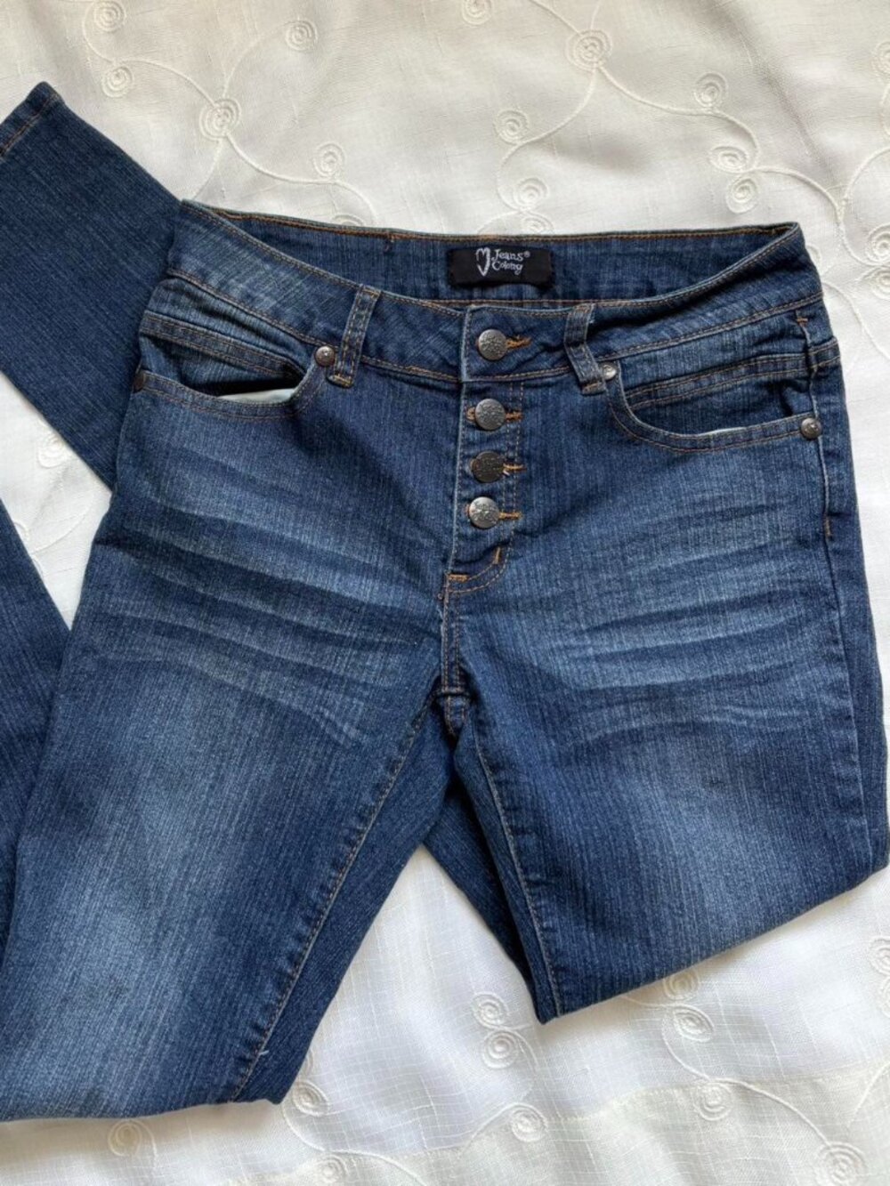 Jeans Colony Women's Blue and Navy skinny Jeans